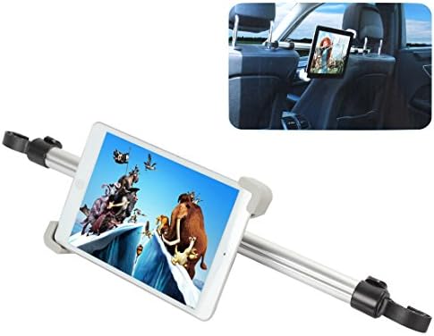 Car Headrest Mount Rear Holder Between Two Seats 360 Degree Rotation for 7 - 11 Inches Tablet PCs