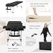 Massage Table Massage Bed Spa Bed 73 Inch Aluminium Massage Table W/Face Cradle Carry Case Height Adjustable 2 Fold Portable Facial Salon Tattoo Bed