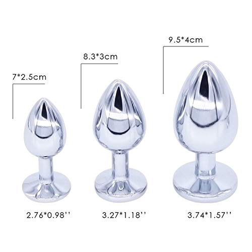 Z-one-1-3Pcs-Set-Set-per-principianti-in-metallo-Set-di-gioielli-in-cristallo-per-coppia-di-donne-bianco