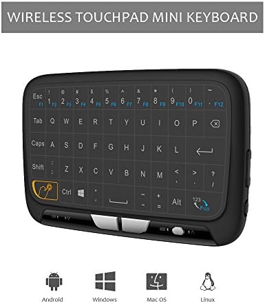 Mini Touchpad Keyboard, UMWON 2.4GHz Wireless Keyboard With Whole Panel Touchpad Mouse Combos Rechargable Remote Control For PC, Xbox 360, Android TV Box, Computer, Laptop