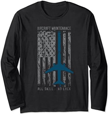 Unisex Aircraft mechanic shirt my heart on flag us christmas gift 2XL Black