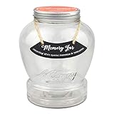 Top Shelf Vacation Memory Jar ; Unique Keepsakes for Friends and Family ; Thoughtful Gift Ideas ; Kit Comes with 180 Tickets, Pen, and Decorative Lid