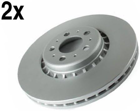 Volvo XC 90 (early) 336mm Brake Disc Front L+R (x2 rotors) ATE COATED