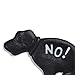 No Dog Pooping Solid Cast Iron Yard Sign Large 9.5