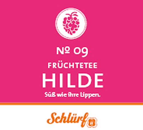 Schlürf Früchtetee "Hilde" No. 9, Loser Bio-Früchte Tee mit Sommerfrüchten, Wiederverschließbare Aromaverpackung, 1 x 275g – Bild 5