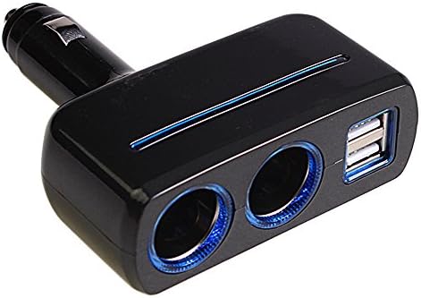 Prime Autobots Dual USB Car Charger Lighter Adapter for iPhone series iPads and iPods; Samsung Galaxy series, Galaxy Note 2, Note3; Tablet Computers,etc (Black)