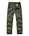 Kids Young Boy’s Quick Drying Convertible Pants, Athletic Lightweight Outdoor Hiking Shorts, Travel Cargo Fishing Trousers,9016 Army Green L,14-16 Yearsthumb 3