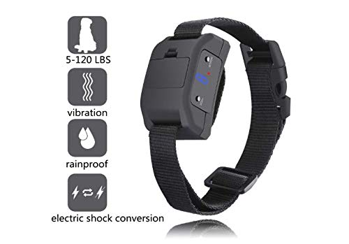 Naturepets bark Collar for Dogs Shock Collar for Dogs Anti Barking for Small Medium and Large Dogs - Dog Training Collar - Anti Barking Device Control Training Collars Bark Collar