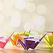 Caydo 100 Sheets Double-Sided Origami Paper 10 Colors 6-Inch by 6-Inch