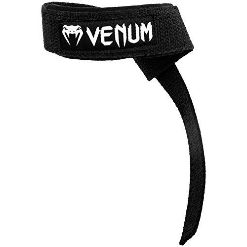 Venum Hyperlift Lifting Straps (1 Pair), Black
