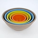 Bamboo Nesting Mixing Bowls -Set of 5