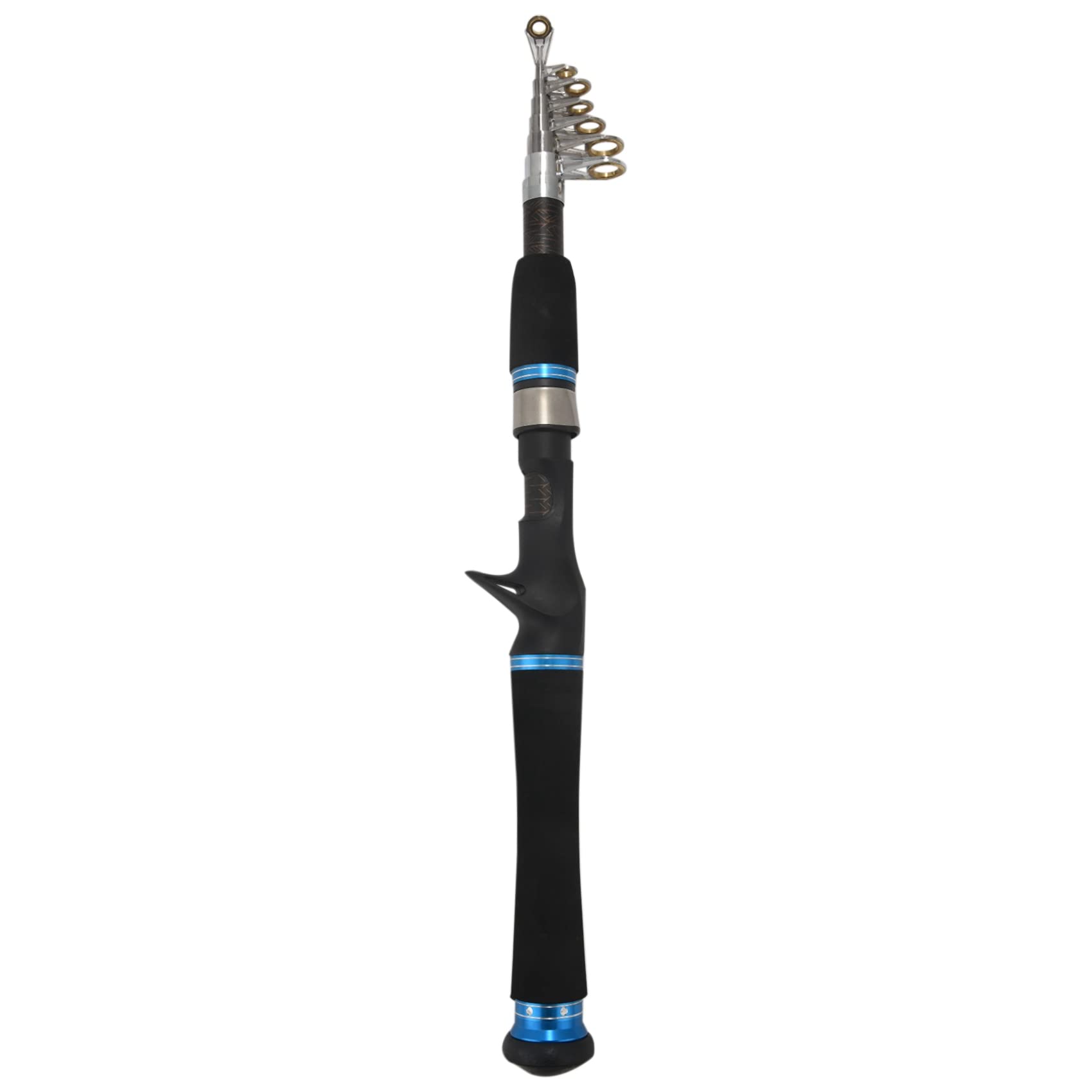 Dciustfhe Fishing Rods Telescopic Fishing 2.1M Carbon Fiber Ultralight Travel Trout Fishing