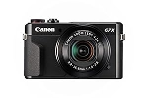 Canon PowerShot G7 X Mark II Digital Camera w/ 1 Inch Sensor and tilt LCD screen - Wi-Fi & NFC Enabled (Black)