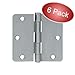 Cosmas Satin Nickel Door Hinge 3.5