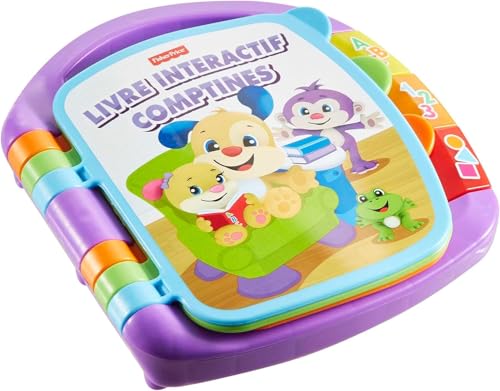 Fisher-Price CDH39 Interaktive Buch, Abzählreime, Babyspielzeug