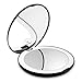 Herwiss Lighted Travel Makeup Mirror, 1x HD 7x Magnifying Folding Hand Held Compact Mirror- Double Sided, Portable, Bright Natural LED Illuminated for Beauty, Cosmetic, Camping and Travel