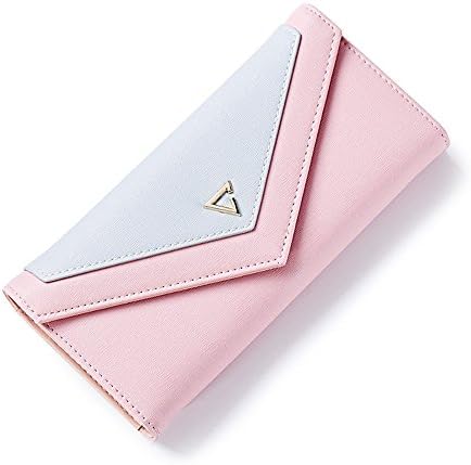 Wallet ,New Envelope Women Purse，Multi Card Holder Case Wallet Bag,Fashion Female Clutch Hand Bag (Pink)