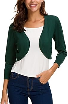 trendy cropped cardigan