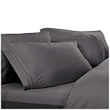 Twin XL Extra Long Sheets: Charcoal Grey, 1800 Thread Count Egyptian Bed Sheets, Deep Pocket. Reg $129.95. Sale $39.95. Softest High Thread Count Sheets, Twin Extra Long Size Sheet Sets.