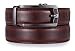 Mio Marino Ratchet Click Belts for Men - Mens Comfort Genuine Leather Dress Belt - with Automatic Buckle, Enclosed in an Elegant Gift Box - Style 185 - Mahogany - Adjustable from 28