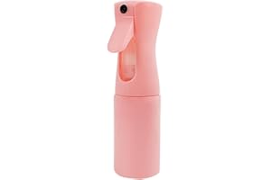 MEIPO Spray Bottles Continuous Water Sprayer for Hair Reusable Beauty Spray Bottle For Hairstyling, Cleaning, Salon, Plants, Scents & More (1Pcs Pink 5OZ)