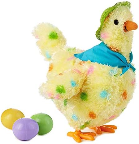 Squawkin' Egg Droppin' Mama Hen Interactive Stuffed Animal, 10" Interactive Stuffed Animals Animals & Nature by dissylove