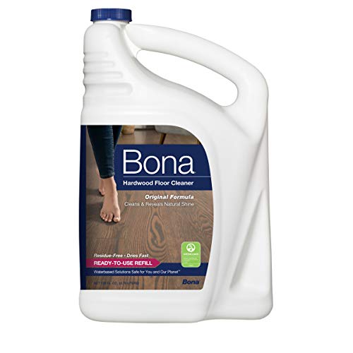Bona Refill Hardwood Floor Cleaner, 128 Fl Oz (Pack of 1), Clear