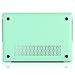Kuzy - Older Version MacBook Pro 13.3 inch Case (Release 2015-2012) Rubberized Hard Cover for Model A1502 / A1425 with Retina Display Shell Plastic - Lace Mint