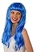 Kangaroo Costume Wigs - Glamorous Blue Wig with Bangs