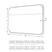 DOMISO 13 Inch Laptop Sleeve Canvas Case Tablet Bag Protect Computer Pouch Skin Cover for 13