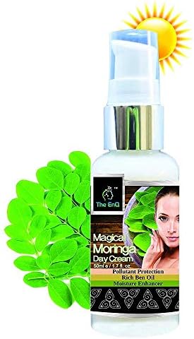 The EnQMagical Moringa Day Cream with Organic Moringa Extract Moisturizing Day Cream for Face Pollution Defense and Radiant Glow Cream 50 ml