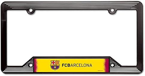 FC Barcelona Official SOCCER 12 inch x 6 inch Plastic License Plate Frame by Wincraft Model: 69268011