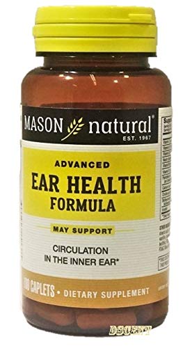 Mason Natural Vitamin Advance Ear Health Formula Caplets, 100-Count Bottle