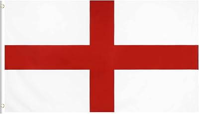 Kibon St George's England Flag 3x5 ft - Durable Polyester UK Flag