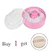 Joly Super Soft Villus Powder Puff for Face Makeup or Personal Care (Pink)