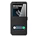 Galaxy S9 Case, AICase [ Window View ] Lightweight PU Leather Magnet Closure Flip View 360 Degree Full Body Protection Case Flip Folio Stand Cover for Samsung Galaxy S9 (Black)
