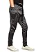 HEMOON Men's Jogging Pants Tracksuit Training Running Trousers Dark Grey L
