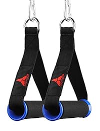 Manijas ultrarresistentes con diseño de agarre amplio mejorado, con núcleos sólidos de ABS, mosquetones resistentes, con correa de nylon ultra resistente y anillas en D soldadas de calibre pesado