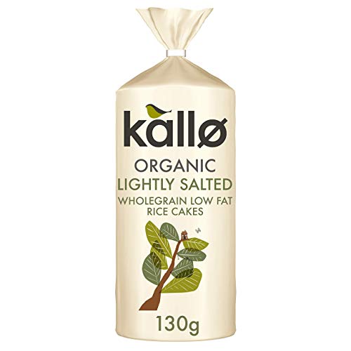 Kallo Organic Salted Rice Cakes 130 g (Pack of 12)