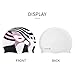BALNEAIRE Silicone Swim Cap for Women, Waterproof UV Protection Long Hair Swimming Caps