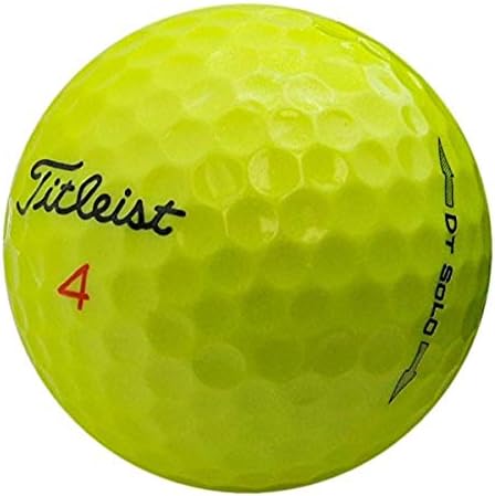Titleist DT Yellow Mint Recycled Golf Balls (Pack of 36)