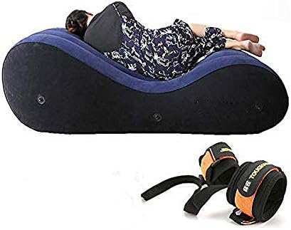 Inflatable Chair/Pillow- Yoga Chaise Lounge/Relax Chair/Chaise Lounge Chair- Magic Cushion Ramp Body Pillow Multi-Functional Pillow Furniture