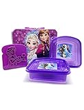 Disney Frozen Tin Lunch Box- Elsa and Anna with 2