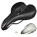 Pioneeryao Bike Seat Road Bike Saddle Replacement Bicycle Saddle for Men and Women Mountain Bike Comfortable Professional Soft Padded Bike Saddle Including Rain Cover