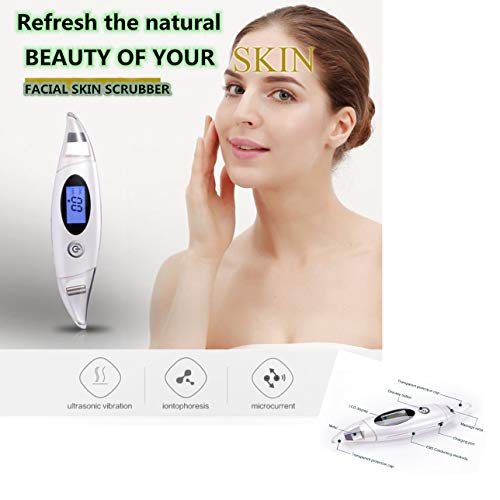 CREATESTAR Face Skin Beautifier Facial Cleansing Brush and Anti-Aging Facial Massager Face Exfoliator Facial Cleansing Scrubber Device