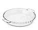 TrueCraftware 9.5 Inch - Clear Glass Baking Deep Pie Dish Plate