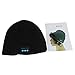 SANNYSIS Newest 2016 Outdoor Bluetooth Beanie Hat Cap Headphone Stereo Speakers & Mic Hands Free Christmas Gifts (Black)