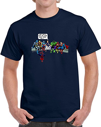 Cool Tom Brady and That's How I Came Back Tom Brady Jesus Parody Super Hero The Comeback New England Vs Atlanta Superbowl LI T Shirt L Navy