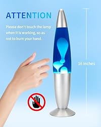 Otdair 16 inches Lava Lamp, Magma Lamp with 2 Light
