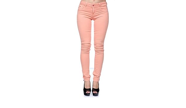 peach jeans